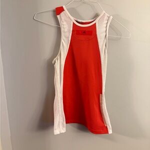 Adidas by Stella McCartney Red Racerback Athletic Tank Top XS
